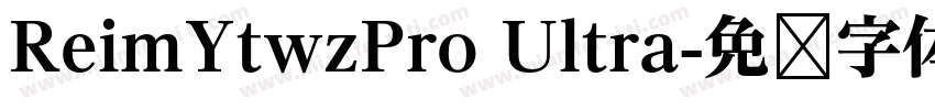 ReimYtwzPro Ultra字体转换